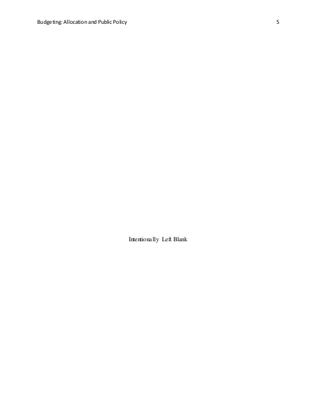  Budgeting And Finance